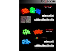 FLOAT OVAL SHAPE RED 7.3MM X 15MM