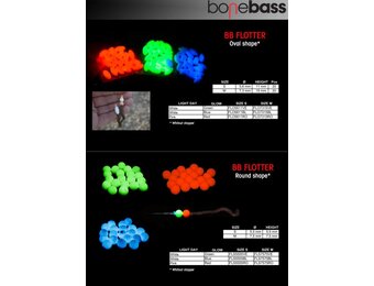 FLOAT OVAL SHAPE RED 7.3MM X 15MM