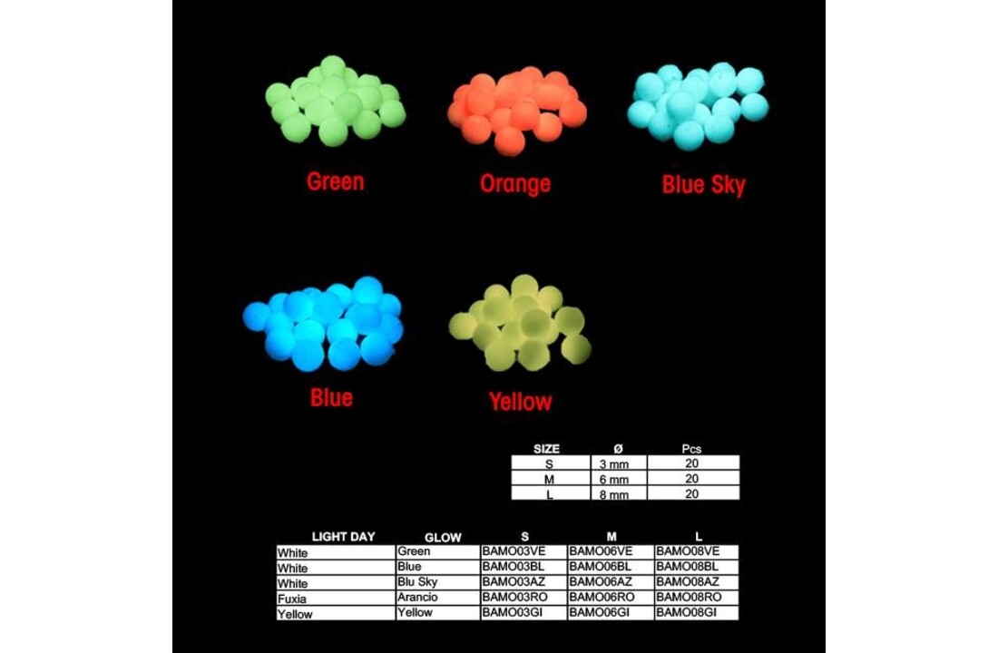 BALL SHAPE ATTRACTOR BLUE 8MM