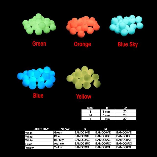 BALL SHAPE ATTRACTOR BLUE 8MM