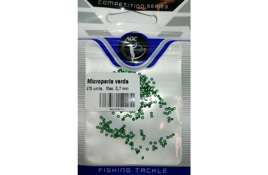 MICROPERLA VERDE ESMERALDA 0.70MM P/375