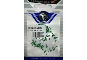 MICROPERLA VERDE ESMERALDA 0.70MM P/375