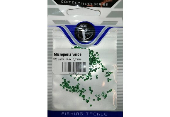 MICROPERLA VERDE ESMERALDA 0.70MM P/375