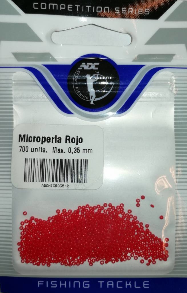 MICROPERLA ROJO 0.35MM P/700