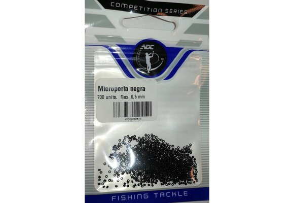 MICROPERLA NEGRA 0.50MM P/700