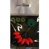 BRIGHT RED 7.3 X 15 MM P/6