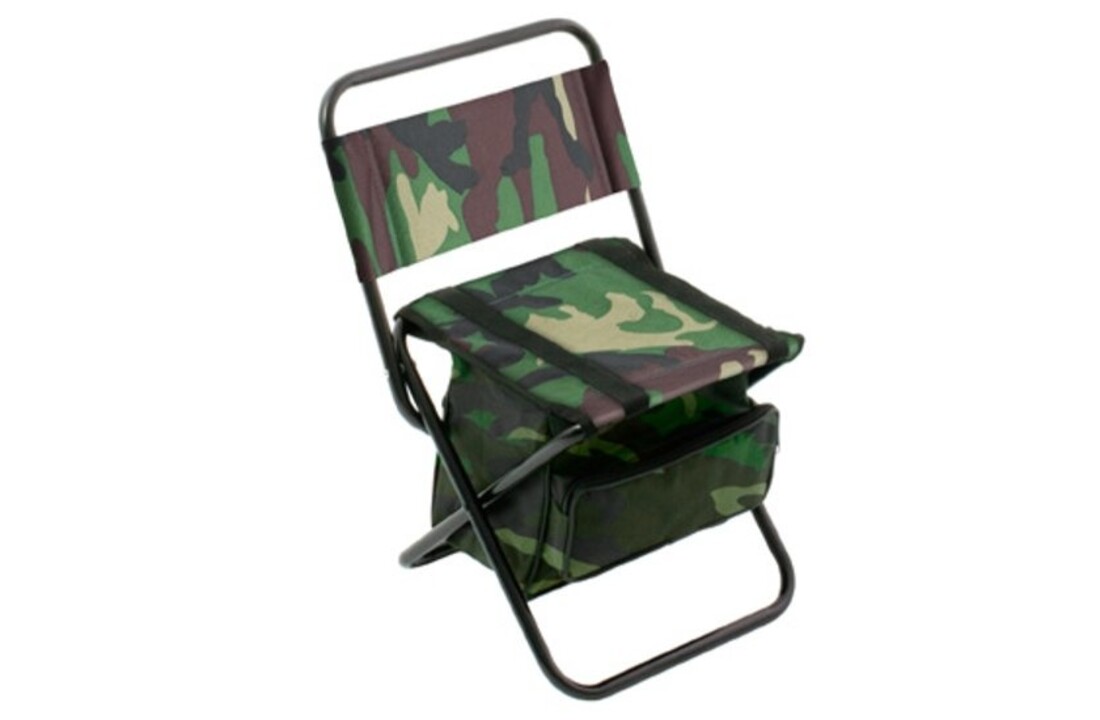 CAMOUFLAGE STOEL MET TASJE 30 X 38 X 59 CM