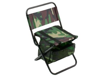 CAMOUFLAGE STOEL MET TASJE 30 X 38 X 59 CM