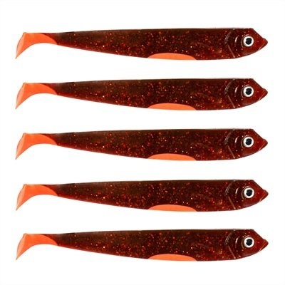 DER ZANDER GUMMIFISCH 12 CM UV MOTOROIL P/5