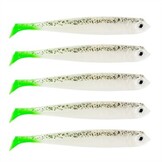DER ZANDER GUMMIFISCH 12 CM UV SALT-N-PEPPER CHARTREUSE TAIL P/5