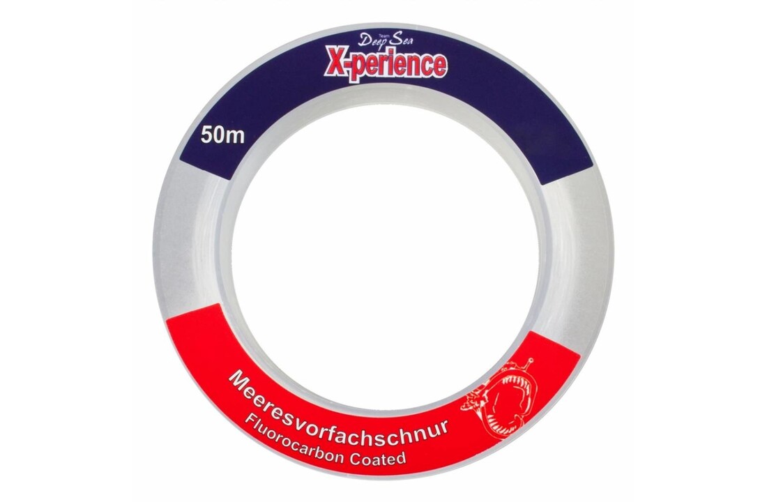 X-PERIENCE FLUOROCARBON COATED MEERESVORFACHSCHNUR 0.45MM 50M 17.25KG