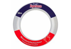 X-PERIENCE FLUOROCARBON COATED MEERESVORFACHSCHNUR 0.45MM 50M 17.25KG