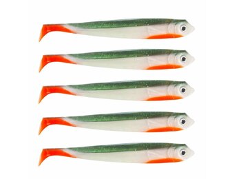 DER ZANDER GUMMIFISCH 15 CM UV HOT NATURAL P/4