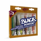 BLACK MINNOW COMBO OFF SHORE EUROPEAN 6 COLORS PACK