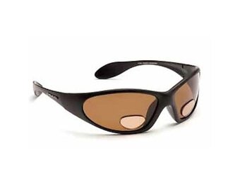 STRIKER ZONNEBRIL MET LEESGEDEELTE AMBER +2.00