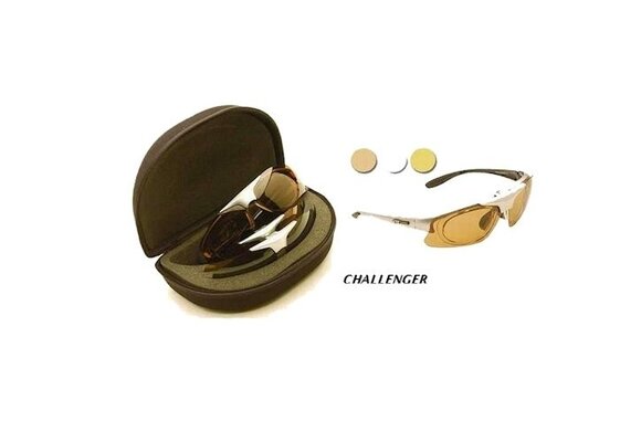 CHALLENGER ZONNEBRIL INCLUSIEF 3 LENSKLEUREN