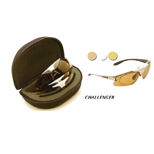 CHALLENGER ZONNEBRIL INCLUSIEF 3 LENSKLEUREN