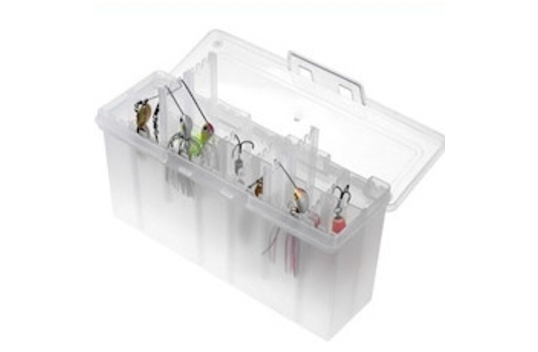 SPINNERBAIT BOX TRANSPARANT 23 X 12 X 8CM