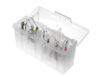 SPINNERBAIT BOX TRANSPARANT 23 X 12 X 8CM
