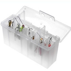 SPINNERBAIT BOX TRANSPARANT 23 X 12 X 8CM