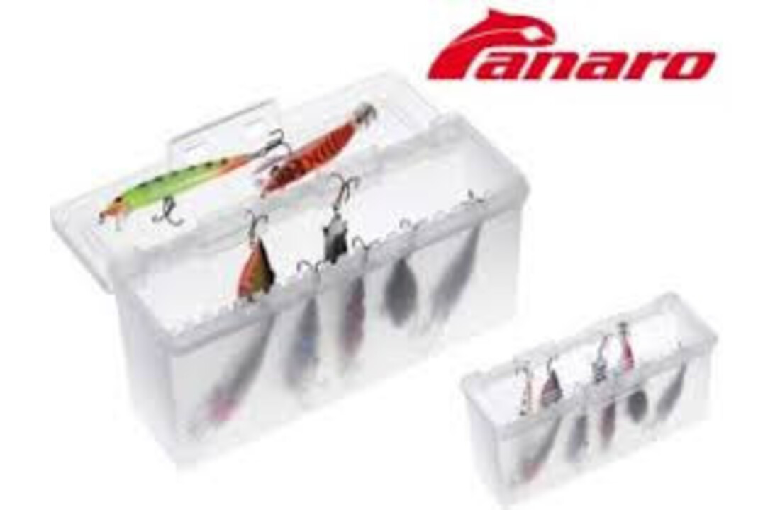 SPINNERBAIT BOX TRANSPARANT 23 X 12 X 8CM