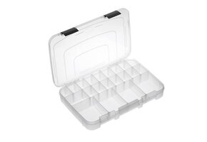 TRANSPARANTE TACKLEBOX 36.5 X 25 X 5 CM