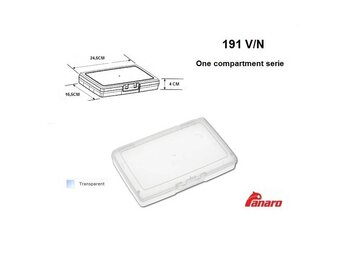 ONE COMPARTIMENT MODEL TACKLE-BOX 24 X 15 X 4CM