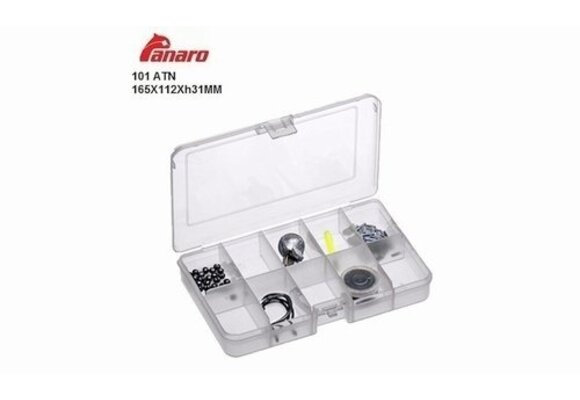 4 VAKS BOX TRANSPARANT 24 X 15 X 4 CM