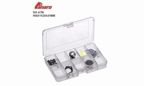 4 VAKS BOX TRANSPARANT 24 X 15 X 4 CM