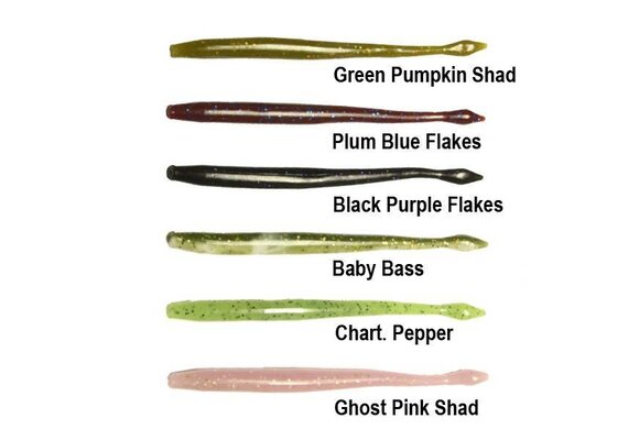 GGRANDE WORM 17.5 CM #101 BABY BASS