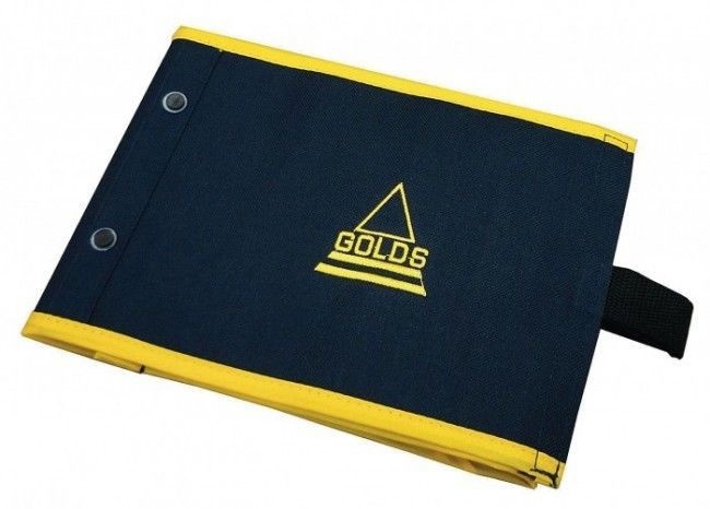 IAN GOLDS TRACE WALLET SMALL 15 ZIPLOCKS BLUE/YELLOW