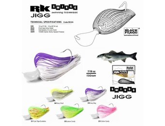RK SWING JIGG SWIMMING 13 GRAM SEXY CHART