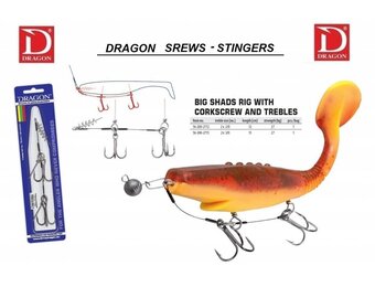 SCREW STINGER 12 CM 2X TREBLE HOOK #2/0