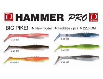 SHAD HAMMER PRO 22.5 CM D-30-415