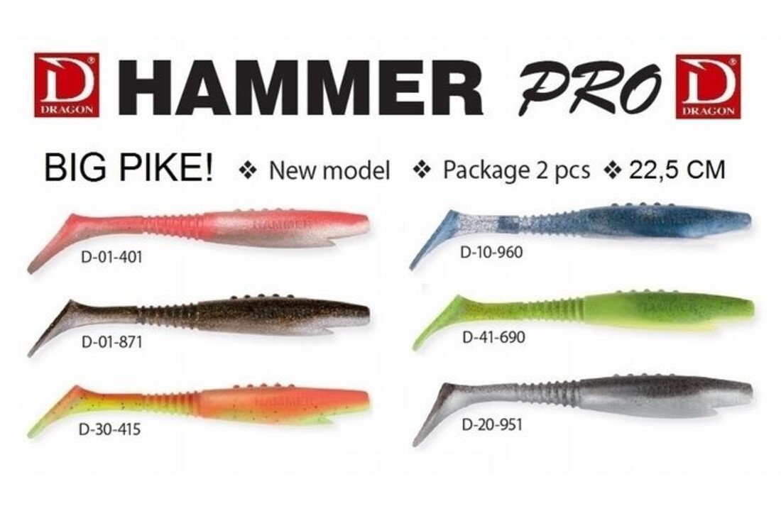SHAD HAMMER PRO 22.5 CM D-01-871
