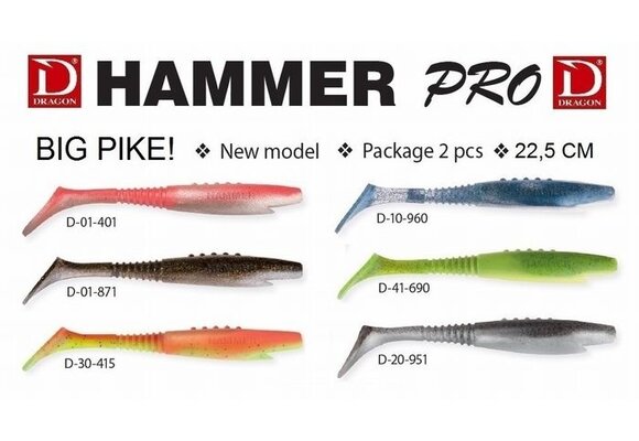 SHAD HAMMER PRO 22.5 CM D-01-871