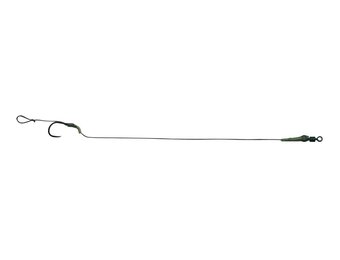 RIG SOLITIONS CC-1 BARBLESS HOOK #4 P/10 TRADITIONAL LINE ALIGNER HAIR RIG BARBLESS HOOK #4 25 LB P/2