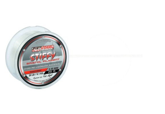 RIG SOLUTIONS STIFFY 0.50MM TRANSPARENT 20 LB 20M