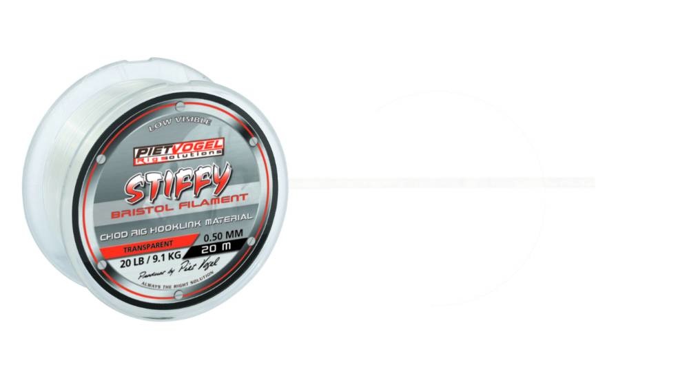 RIG SOLUTIONS STIFFY 0.50MM TRANSPARENT 20 LB 20M