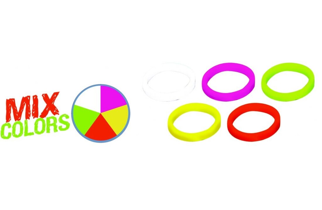 RIG SOLUTIONS NEXT GENERATION BAITBANDS 10MM MIX COLOR P/20