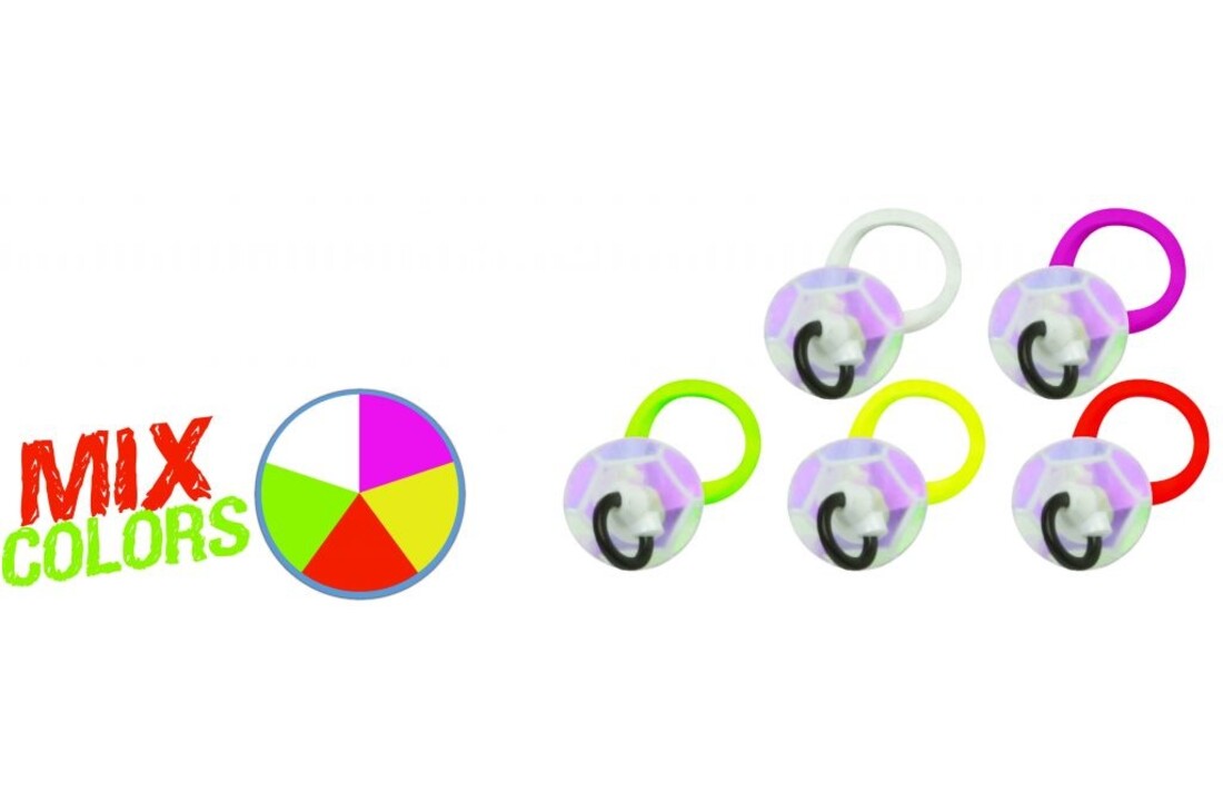 RIG SOLUTIONS NEXT GENERATION BAITBANDS 10MM ASSEMBLED MIX COLOR P/10