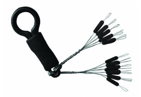 HQ THREADED BLACK RUBBER STOPS MEDIUM P/5