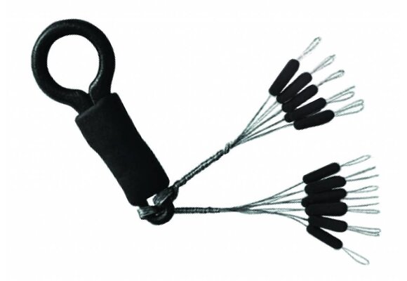 HQ THREADED BLACK RUBBER STOPS MEDIUM P/5