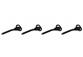 RIG SOLUTIONS FLEXI SCREW IN BAIT MATT BLACK P/10