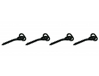 RIG SOLUTIONS FLEXI SCREW IN BAIT MATT BLACK P/10