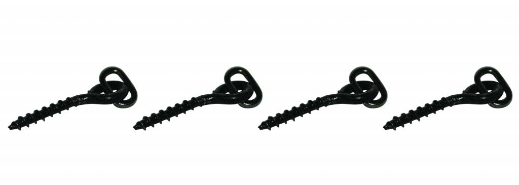 RIG SOLUTIONS FLEXI SCREW IN BAIT MATT BLACK P/10