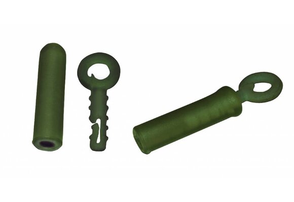 RIG SOLUTIONS BACKLEAD RING WITH RUBBER OLIVE GREEN P/5