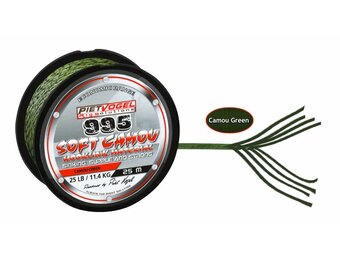 RIG SOLUTIONS 995 SOFT CAMOU 25 LB CAMOU GREEN 25M
