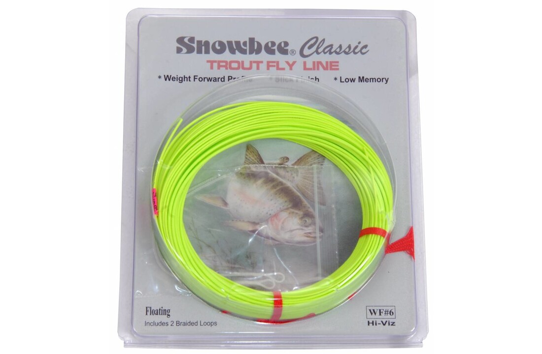 CLASSIC FLY LINE FLOATING HI VIZ CFHV/5 KLEUR CHARTREUSE