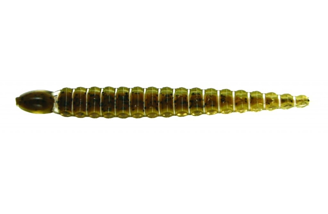 CUSTOM LEECH 3" -101C KLEUR GREEN PUMPKIN PP.